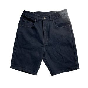 Y2k Jordache black denim Bermuda shorts